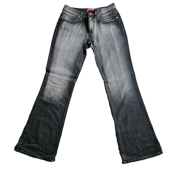 Just USA Denim - Vintage Y2k Women’s Just Usa Jeans 90s Denim Flared Hippie Size 15 Black
